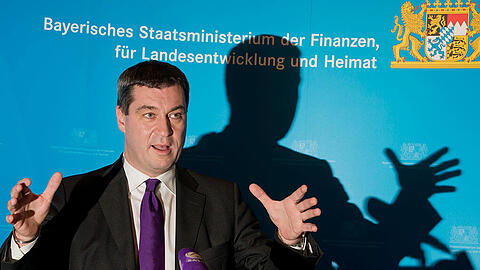 Im Moment jedenfalls gehört er nicht zu Seehofers Lieblingen: Markus Söder