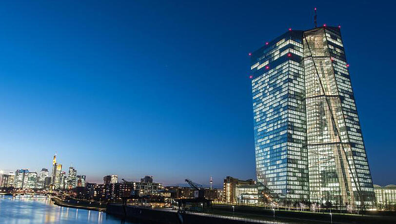 Das Gebäude der Europäischen Zentralbank (EZB) in Frankfurt am Main. Das Gebäude der Europäischen Zentralbank (EZB) in Frankfurt am Main.