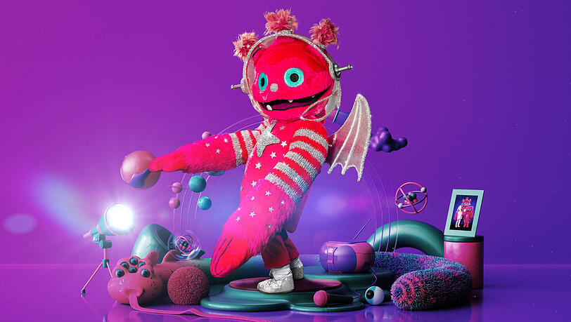 "The Masked Singer" 2021: Der Monstronaut ist der Nachwuchs von zwei bekannten Kostümen aus der ersten Staffel der Erfolgssendung.