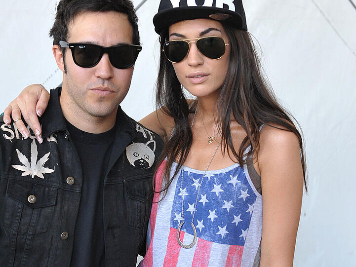 Pete Wentz und Meagan Camper auf dem "Coachella" 2013