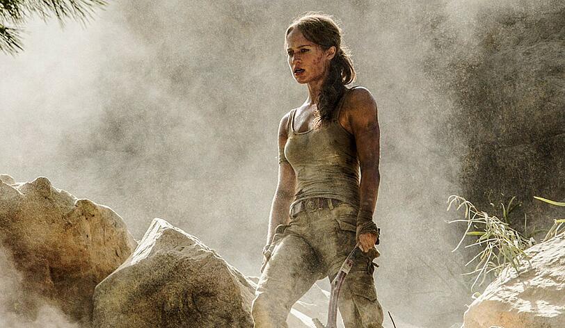Sie ist die Neue: Ein erstes Bild zeigt Alicia Vikander als Lara Croft.