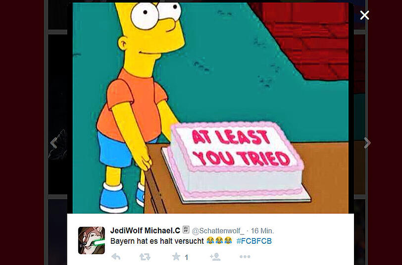 Die Twitter-Reaktionen zum Halbfinal-Spiel zwischen dem FC Barcelona und dem FC Bayern.