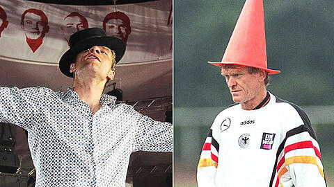 Thomas Müller (l.) könnte sich Boning "auf der Bühne vorstellen". Zu Sepp Maier (r.) sagt Boning: "Ein sehr angenehmer Zeitgenosse&ldquo;.