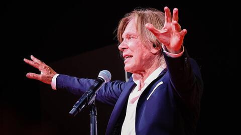 Jürgen Drews auf der Bühne bei seinem letzten Konzert.