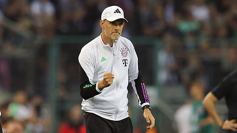 Ballte nach dem 2:1 gegen Gladbach die Siegerfaust: Bayern- Trainer Thomas Tuchel.