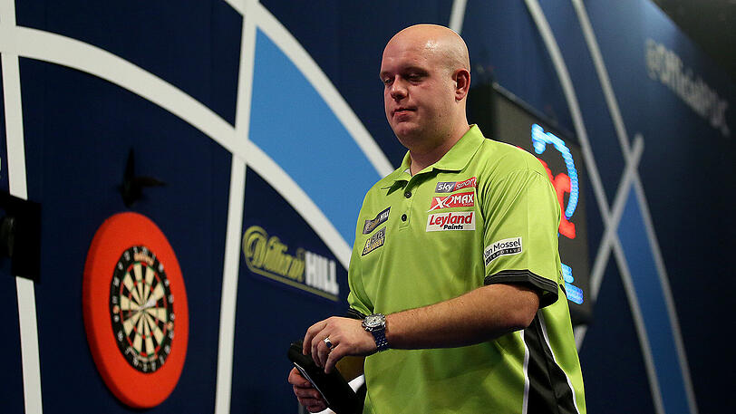 Für Topfavorit Michael van Gerwen war bei der Darts-WM im Halbfinale Schluss.
