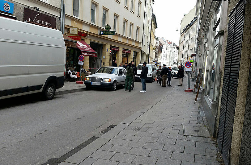 Das Fluchtfahrzeug der Täter.