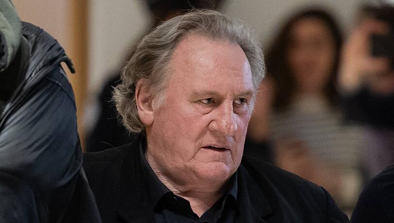G&eacute;rard Depardieu bei seiner Ankunft vor Gericht am 24. M&auml;rz.