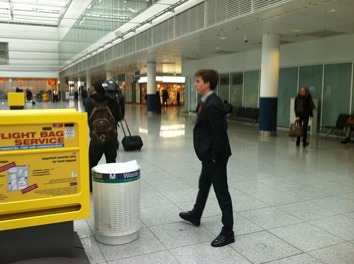 Am Flughafen ist er aufgetaucht, musste dann aber wegen einer Grippe heimfahren: Bayerns Gaudino.