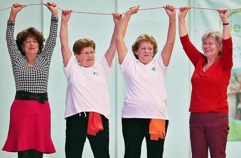 Fithalten ist auch im Alter wichtig, wie diese Damen vom Seniorensportverein Krostitz beweisen (Symbolbild).
