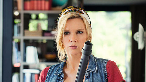 Veronica Ferres in "Unter deutschen Betten".