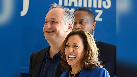 Unterstützt seine Frau Kamala im laufenden US-Präsidentschaftswahlkampf mit vollen Kräften: Douglas Emhoff