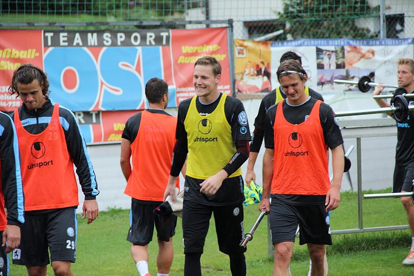 Die Bilder vom letzten Löwen-Training in Bad Häring.