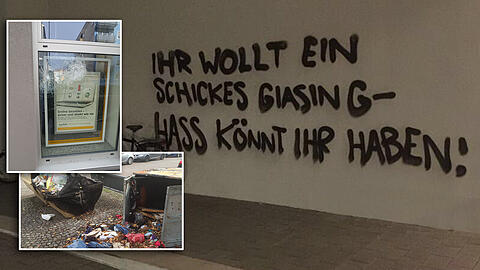 In Giesing regt sich gewaltsamer Widerstand gegen den Wandel im Viertel. Die Bilder.