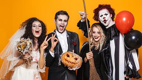 Halloween-Kostüme müssen nicht immer aufwendig und teuer sein.