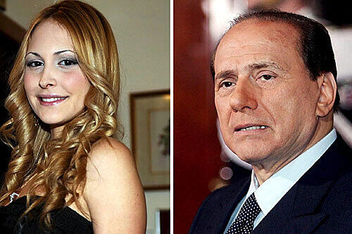 Der Medienzar und der "Blonde Engel": Berlusconi und Noemi Letizia.