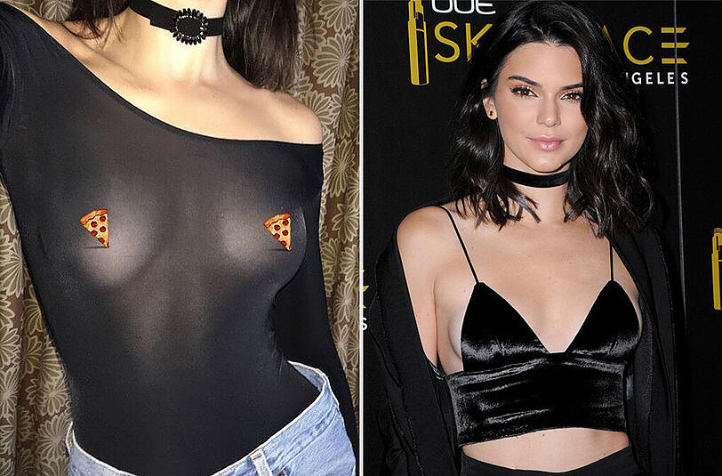 Kendall Jenner hat DIE Idee, um Nippelblitzern vorzubeugen...