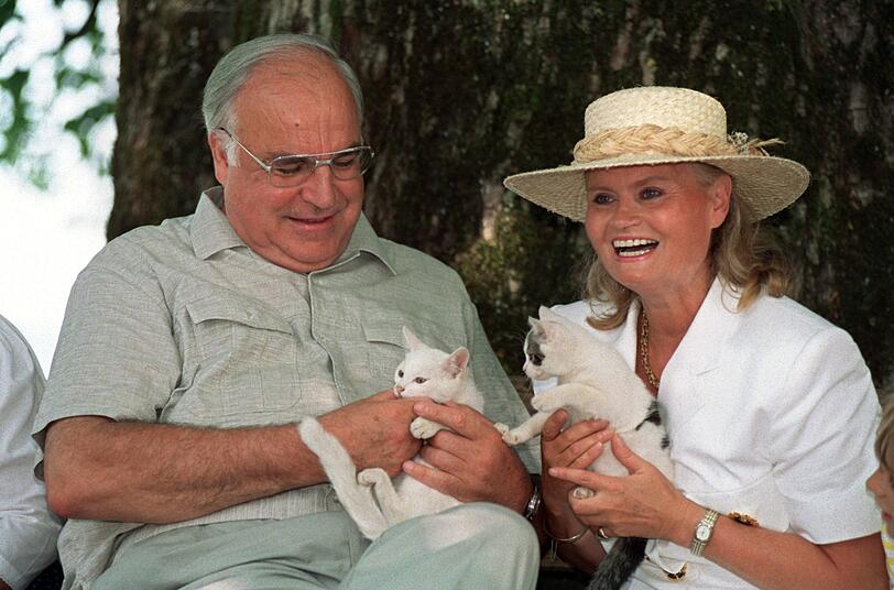 Helmut und Hannelore Kohl 1992 am Wolfgangsee &ndash; da war die Rentenreform gerade acht Monate in Kraft.
