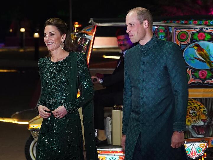 Prinz William und Herzogin Kate am zweiten Tag ihres Besuchs in Pakistan.