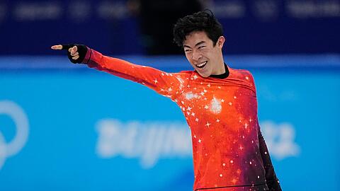 US-Star Nathan Chen ist Olympiasieger im Eiskunstlaufen.