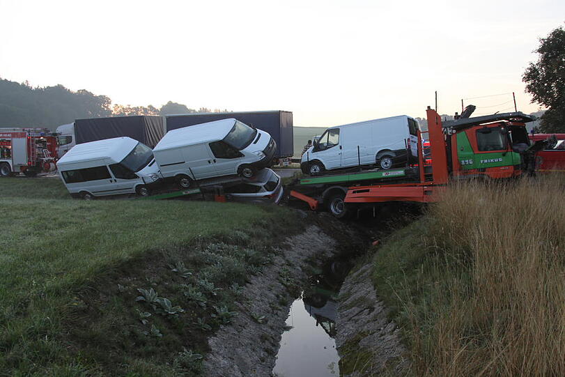 Bilder vom Unfallort.