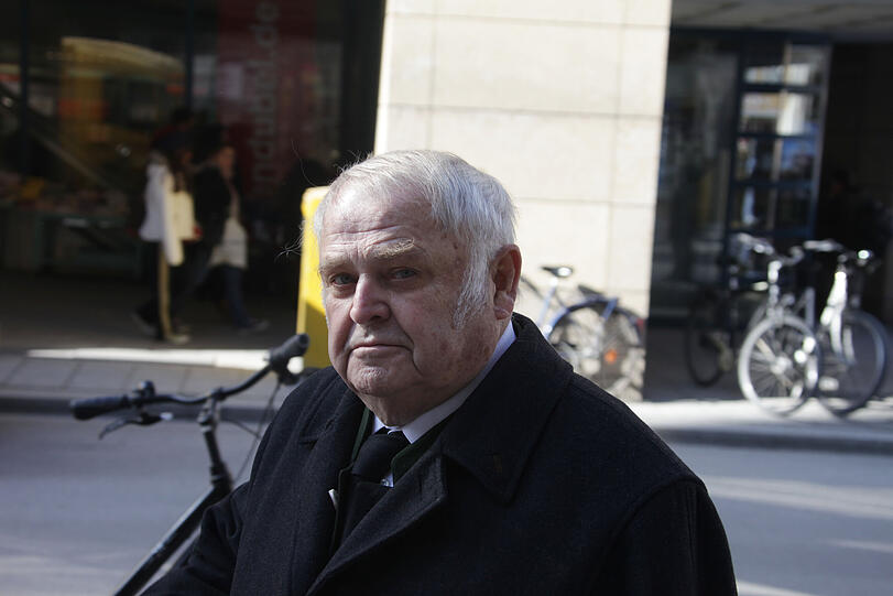 Sichtlich gerührt: Wirte-Legende Richard Süßmeier am Freitag.