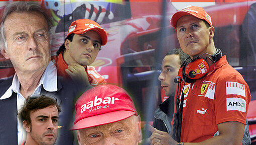 Einen Monat danach: Die alten Weggefährten von Michael Schumacher glauben weiterhin fest an eine Besserung seines Zustandes - und wünschen ihm dafür alles Gute. Einen Monat danach: Die alten Weggefährten von Michael Schumacher glauben weiterhin fest an eine Besserung seines Zustandes - und wünschen ihm dafür alles Gute.