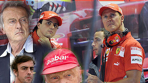 Einen Monat danach: Die alten Weggefährten von Michael Schumacher glauben weiterhin fest an eine Besserung seines Zustandes - und wünschen ihm dafür alles Gute.
