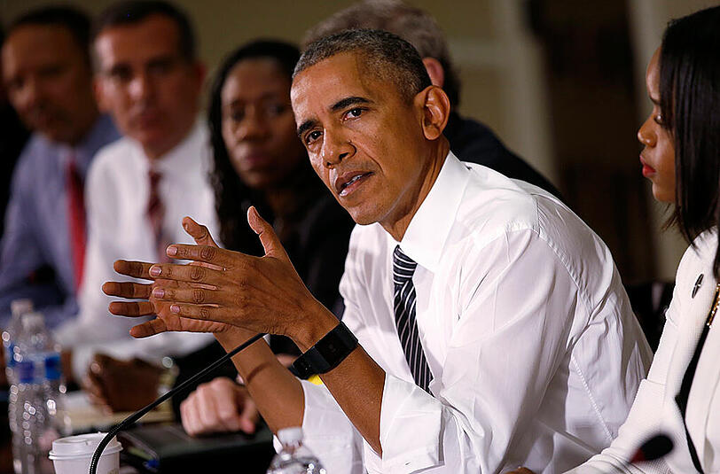 In den USA muss laut Obama noch viel zur Überwindung der Gräben zwischen der Polizei und der schwarzen Bevölkerung getan werden.