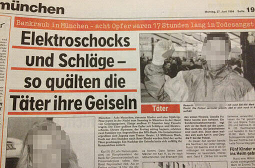 So berichtete die AZ 1994 über den Banküberfall in München. 18 Jahre später ist ein mutmaßlicher Täter in Österreich geschnappt worden.