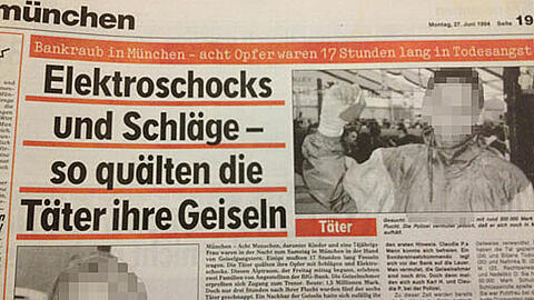 So berichtete die AZ 1994 über den Banküberfall in München. 18 Jahre später ist ein mutmaßlicher Täter in Österreich geschnappt worden.