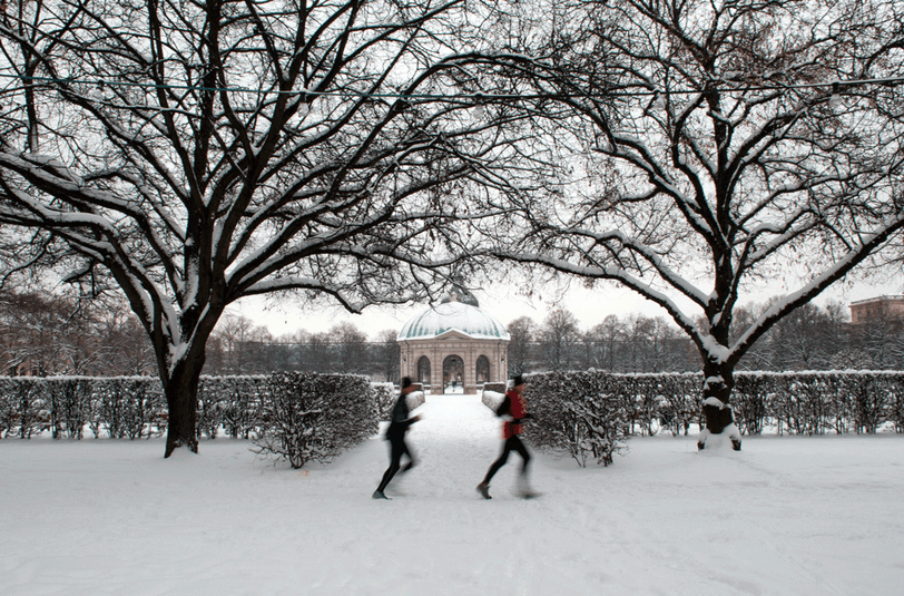 Wer nicht alleine joggen will, findet Neujahr im Hofgarten Gesellschaft.