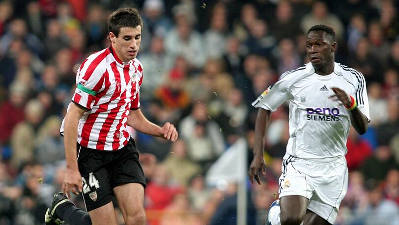 2006 debütierte Javi Martínez (l.) für Athletic Bilbao in der spanischen La Liga. Hier im Spiel gegen Real Madrid am 3.12.2006. 2006 debütierte Javi Martínez (l.) für Athletic Bilbao in der spanischen La Liga. Hier im Spiel gegen Real Madrid am 3.12.2006.