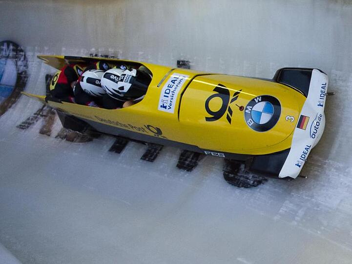 Nico Walther steuerte seinen Viererbob in Winterberg zum Sieg.