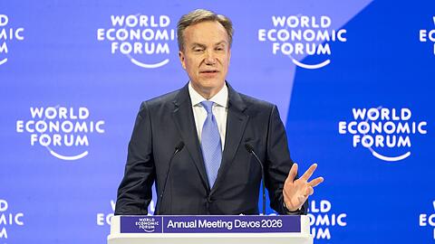 Noch im Januar leitete B&oslash;rge Brende das Weltwirtschaftsforum in Davos. (Archivbild)