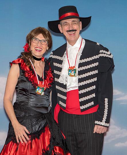 Der Bayerische Sparkassen-Präsident mit seiner Ehefrau.