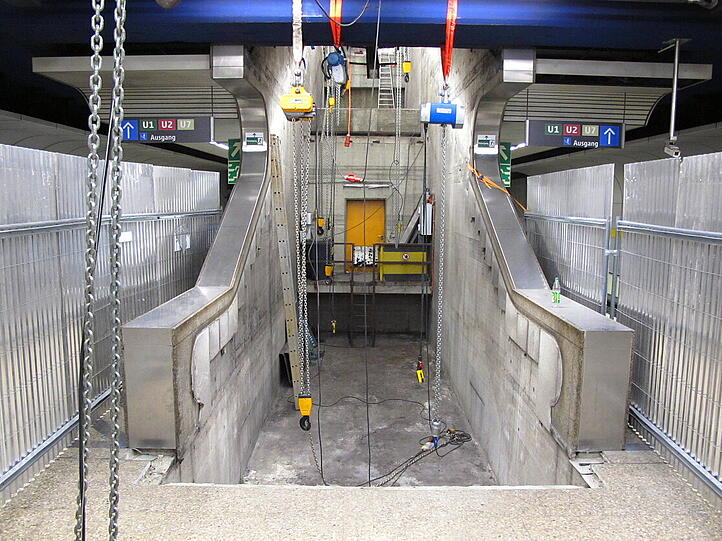 Hier ist das Innenleben der Baustelle zu sehen - es ist noch einiges zu tun.