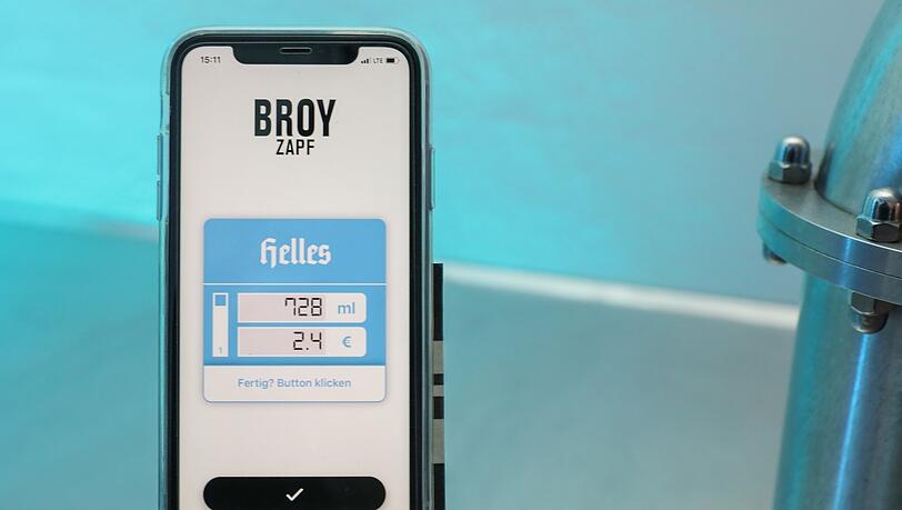 Das Handy als Zapfanzeiger. Das Handy als Zapfanzeiger.