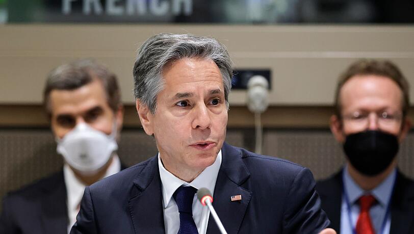 Antony Blinken, Außenminister der USA. Wie aus seinem Ministerium verlautet, nimmt die US-Botschaft in Kiew ihren Betrieb wieder auf. Antony Blinken, Außenminister der USA. Wie aus seinem Ministerium verlautet, nimmt die US-Botschaft in Kiew ihren Betrieb wieder auf.