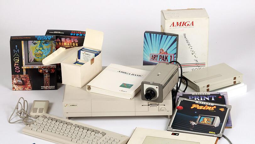 Der Pop-Art-Künstler Andy Warhol verwendete den Commodore Amiga für die Erstellung von Kunstwerken.
