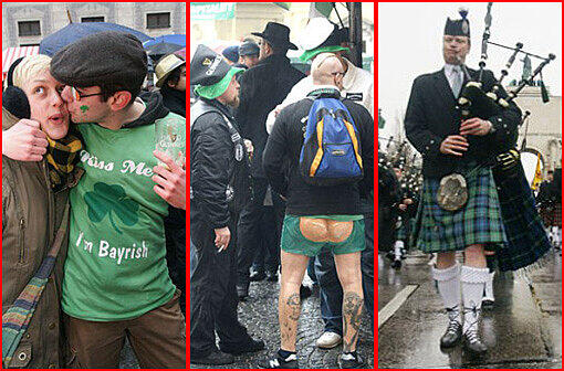 Am Wochenende startet der St. Patricks Day. Hier gibt's Bilder aus den vergangenen Jahren...