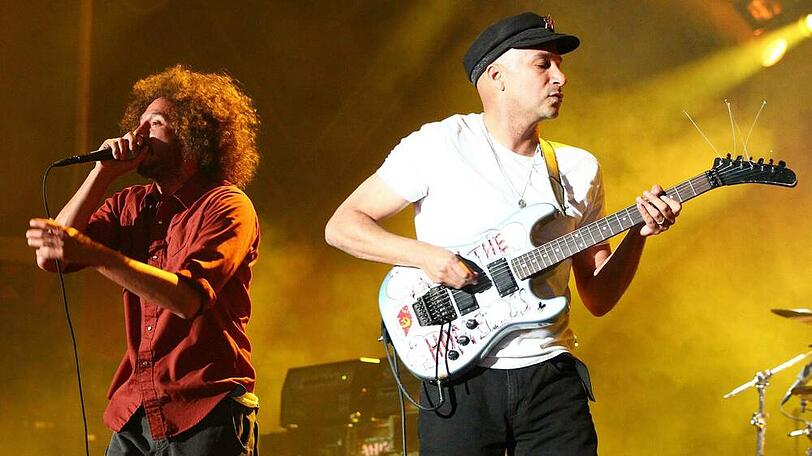 Zack de la Rocha und Tom Morello von Rage Against The Machine live bei Rock am Ring 2010