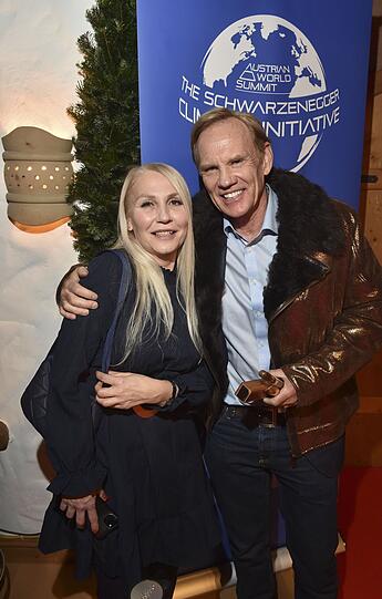 Rita Reich und Daniel Marshall beim "Special Dinner for Climate Action" 2025.