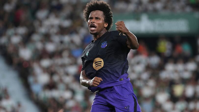 Top gestartet beim FC Barcelona: Turbo-Angreifer Karim Adeyemi. (Archivbild) Top gestartet beim FC Barcelona: Turbo-Angreifer Karim Adeyemi. (Archivbild)