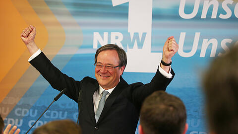 Armin Laschet und die CDU sind nach der Landtagswahl vom Sonntag die neue Nummer eins in Nordrhein-Westfalen.