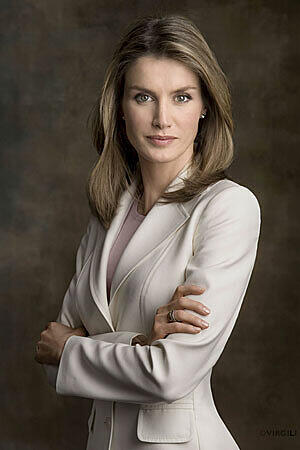 Zwei süße Mädchen hat Letizia von Spanien mit dem spanischen Prinzen Felipe.