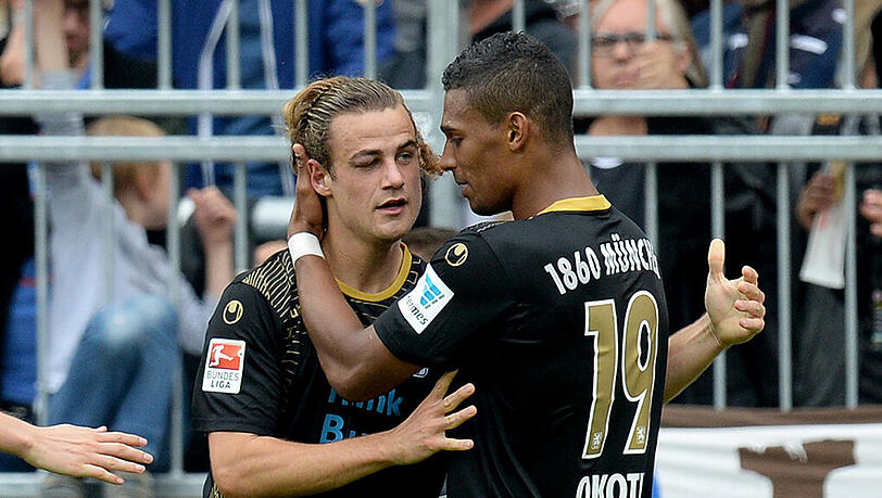 Yannick Stark nach seinem Treffer zur 2:1-Führung der Löwen - das Spiel hier im AZ-Liveticker! Yannick Stark nach seinem Treffer zur 2:1-Führung der Löwen - das Spiel hier im AZ-Liveticker!