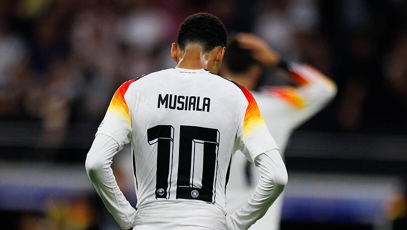 Jamal Musiala musste für das Debüt von Neu-Bundestrainer Jürgen Klopp kurzfristig passen. Jamal Musiala musste für das Debüt von Neu-Bundestrainer Jürgen Klopp kurzfristig passen.