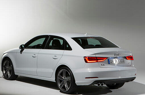 Gestuftes Gepäckabteil: Den Audi A3 soll es ab diesem Sommer auch als viertürige Limousine zu kaufen geben.