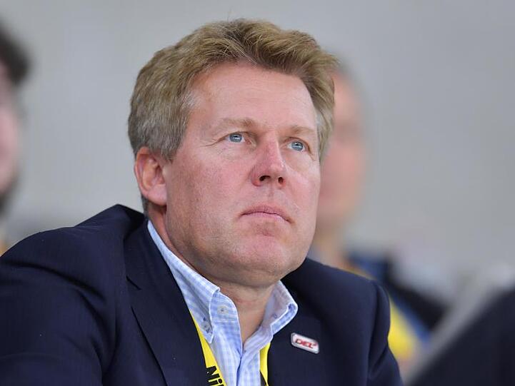 Gernot Tripcke, Geschäftsführer der Deutschen Eishockey Liga, hofft auf finanzielle Hilfe der Politik.